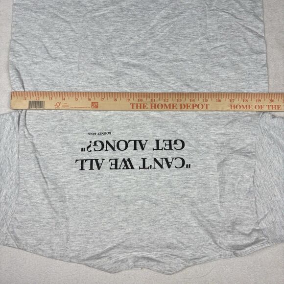 Vintage 90s Gefilte Fish T-Shirt L Lee USA Graphic Tee Jewish Humor Rodney King - Picture 5 of 6